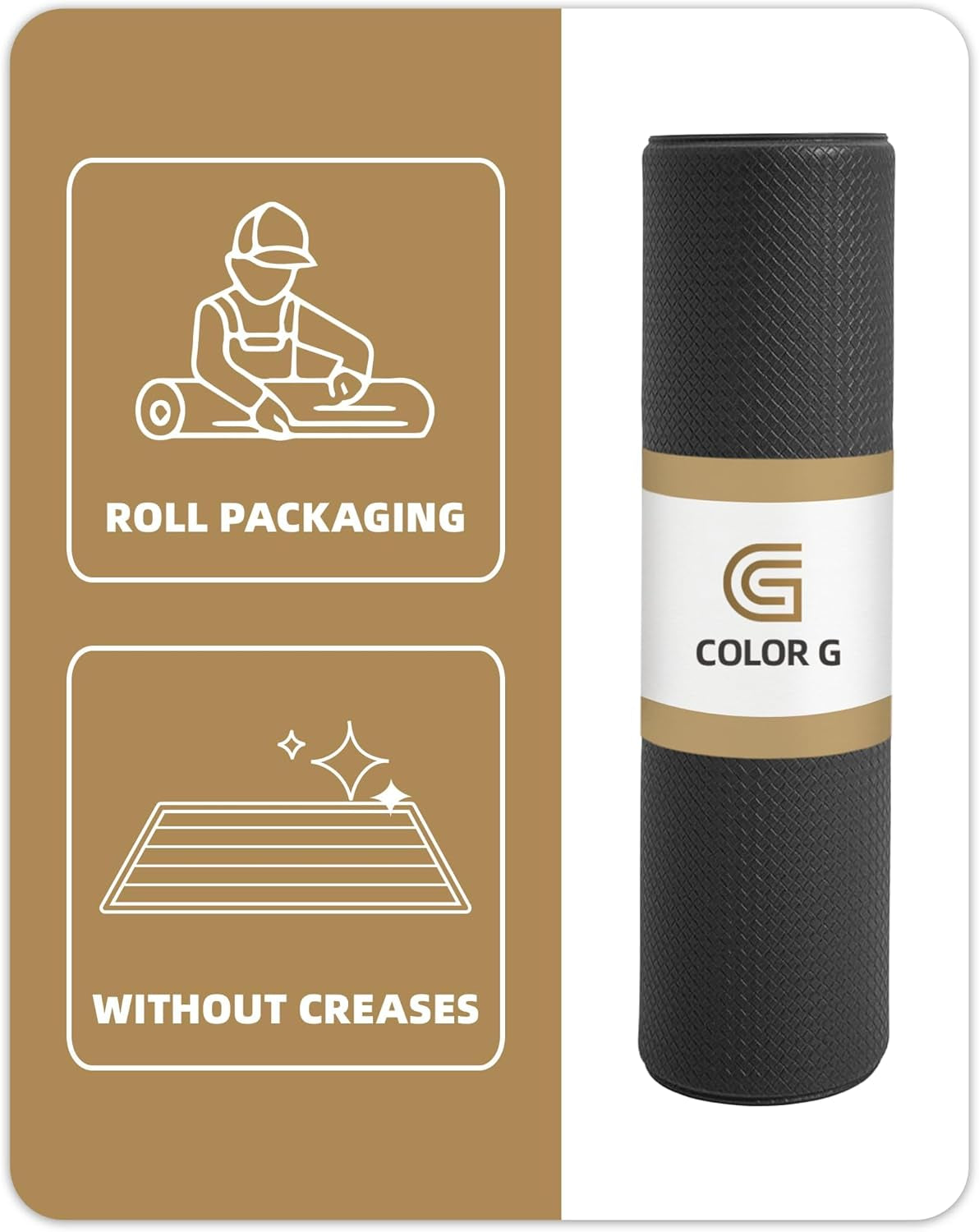 anti Fatigue Cushion Kitchen Mat for Floor -17"X59",Easy Clean, Water & Oil Proof, anti Slip, Foam Rubber Runner Rug for Front Sink Comfort Standing,Black